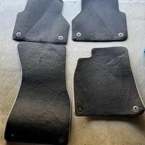 Audi A6 OEM Mats Set Of 4, Part 4K1863011JTV, 2018 2019 2020 2021 2022 2023 2024